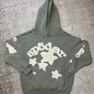 Spider Hoodie Grey Beluga Size Medium